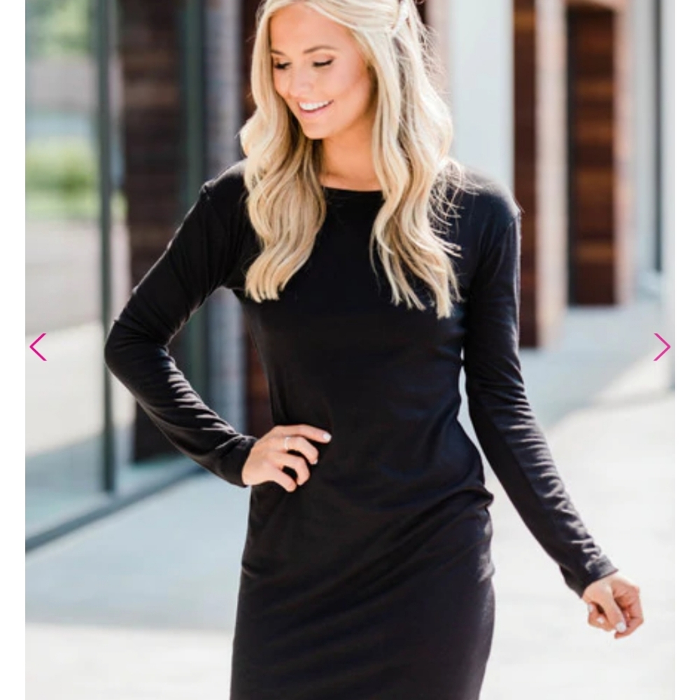 Black Piko dress